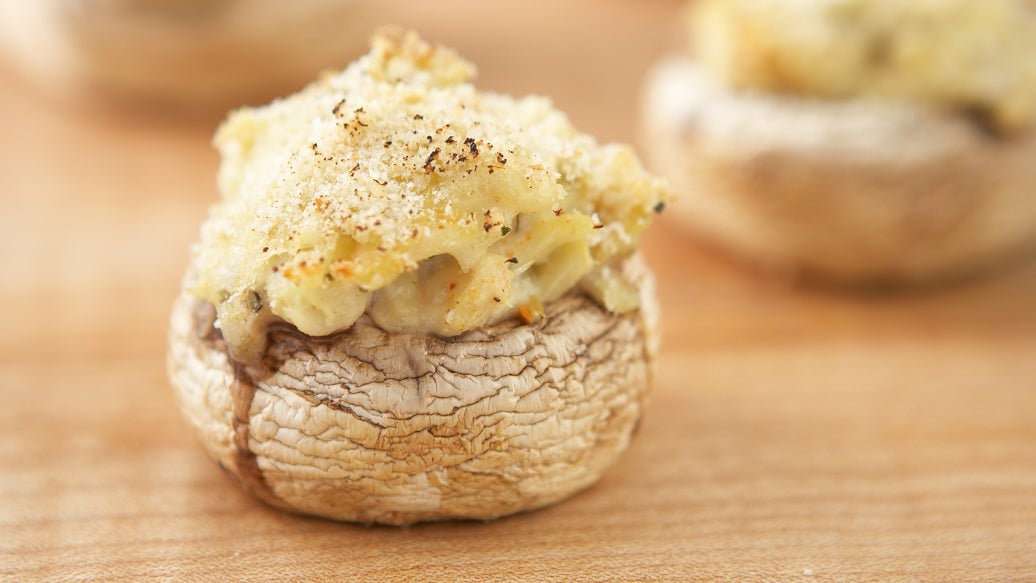 Crab-Stuffed Mushroom Caps