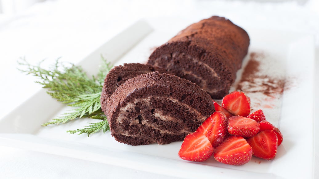Chocolate Truffle Swiss Roll