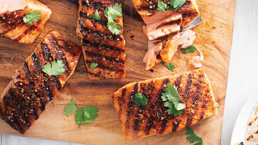 Sweet & Smoky Grilled Salmon