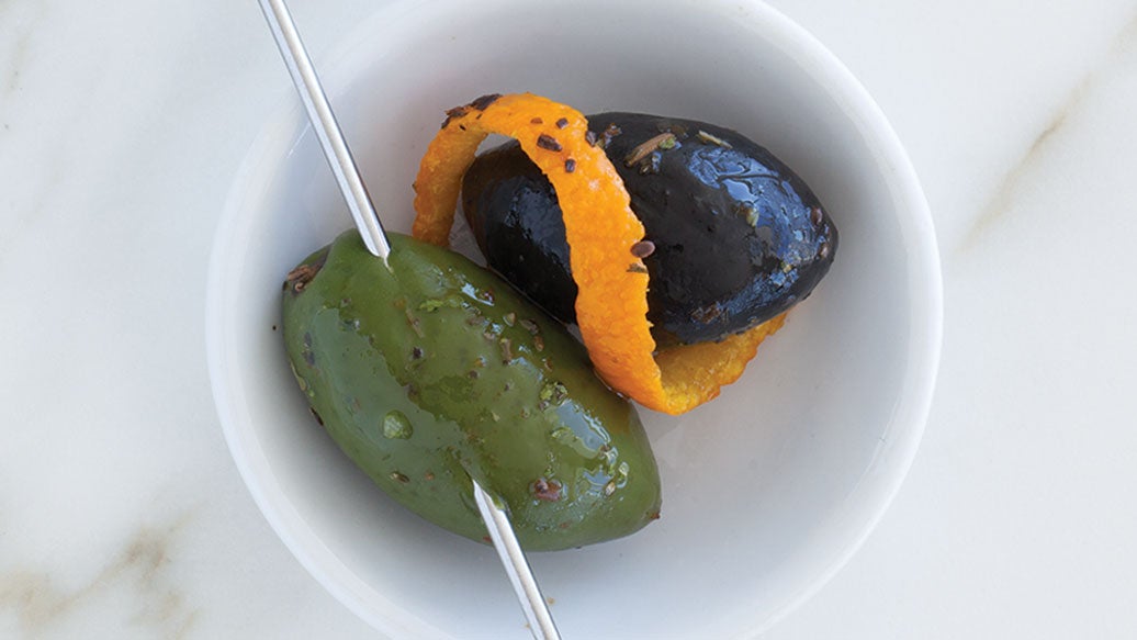 Twisted Tapenade Olives