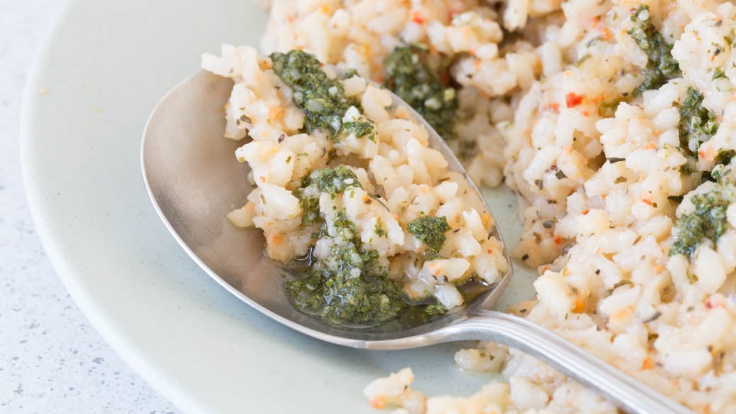 Herbed Saucy Risotto