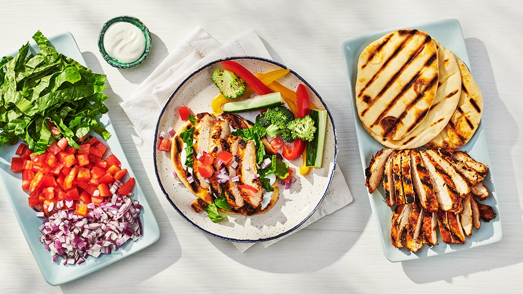 Grilled Tandoori Chicken Wrap