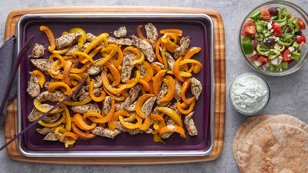 Sheet Pan Chicken Souvlaki