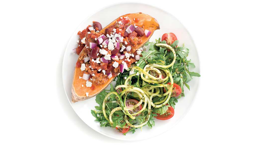 Chili Baked Sweet Potato