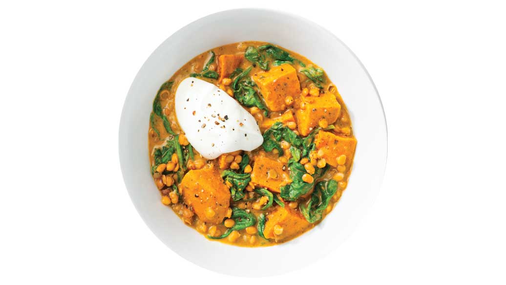 Red Curry Lentil Bowl