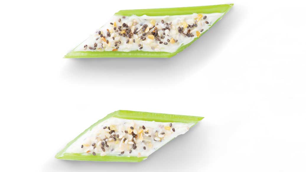 Everything Bagel Celery Bites