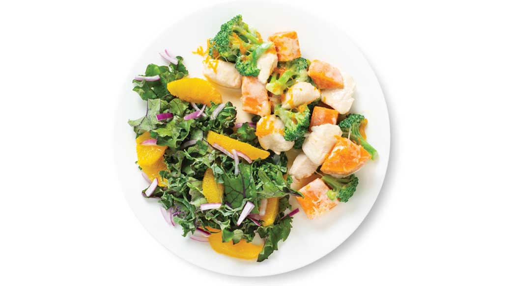 Alfredo Chicken & Broccoli Microwave Skillet