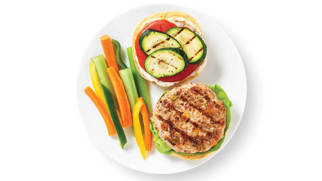 Moroccan Style Chicken Burger