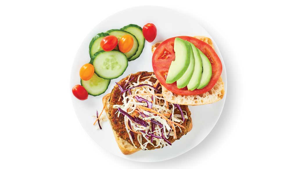 Salmon & Slaw Burger