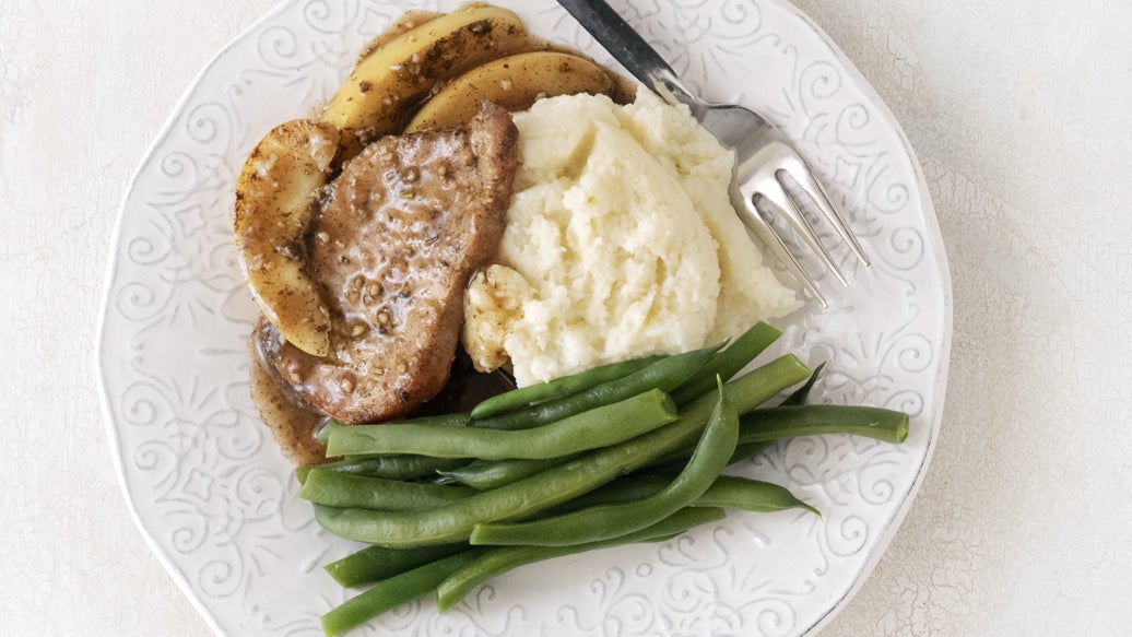 Apple Balsamic Pork Chops