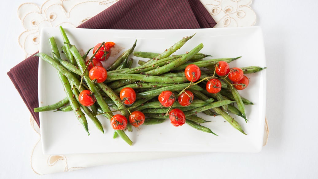 Balsamic Green Beans & Tomatoes