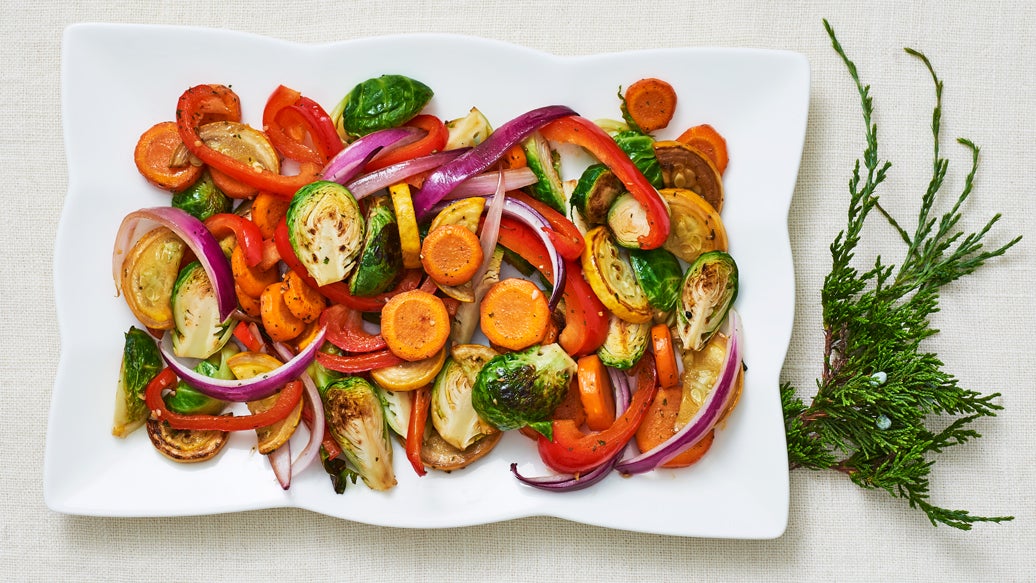 Roasted Rainbow Veggies