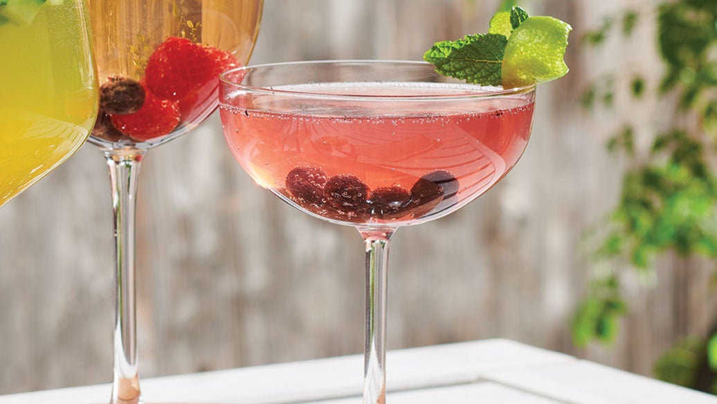 Blueberry Elderflower Mocktail