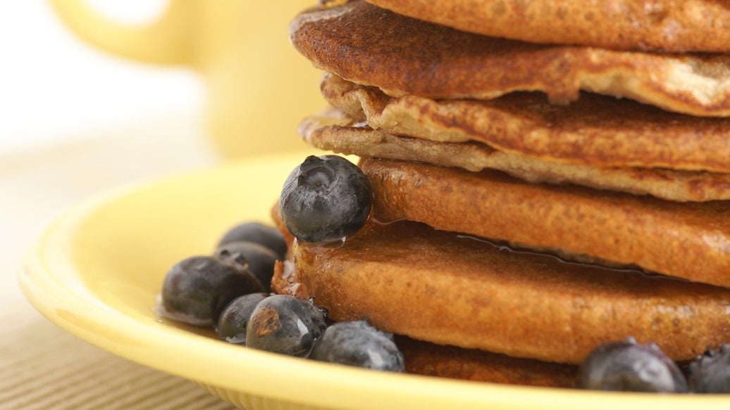 Blueberry Smile Pancakes