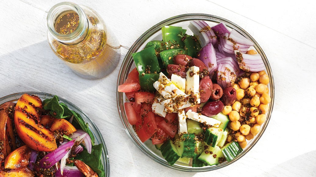 Chickpea Horiatiki Salad