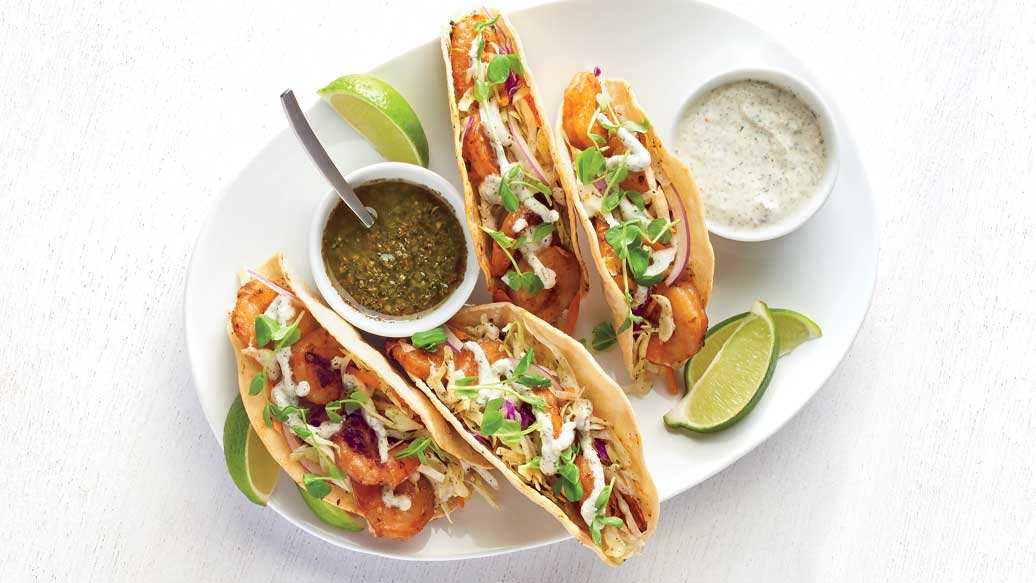 Chipotle Grilled Shrimp Tacos