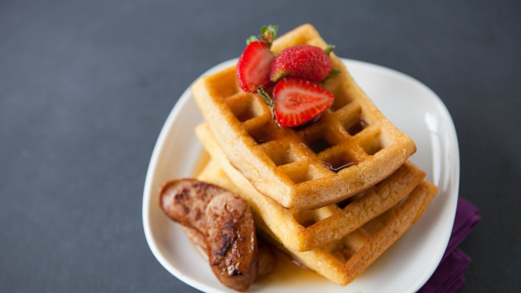 Chocolate Whole-Wheat Waffles