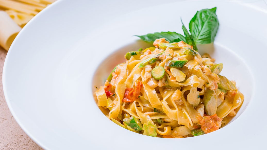 Crab and Lemon Fettuccine