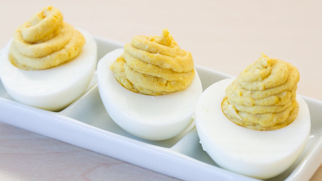 Curried Devilled Eggs