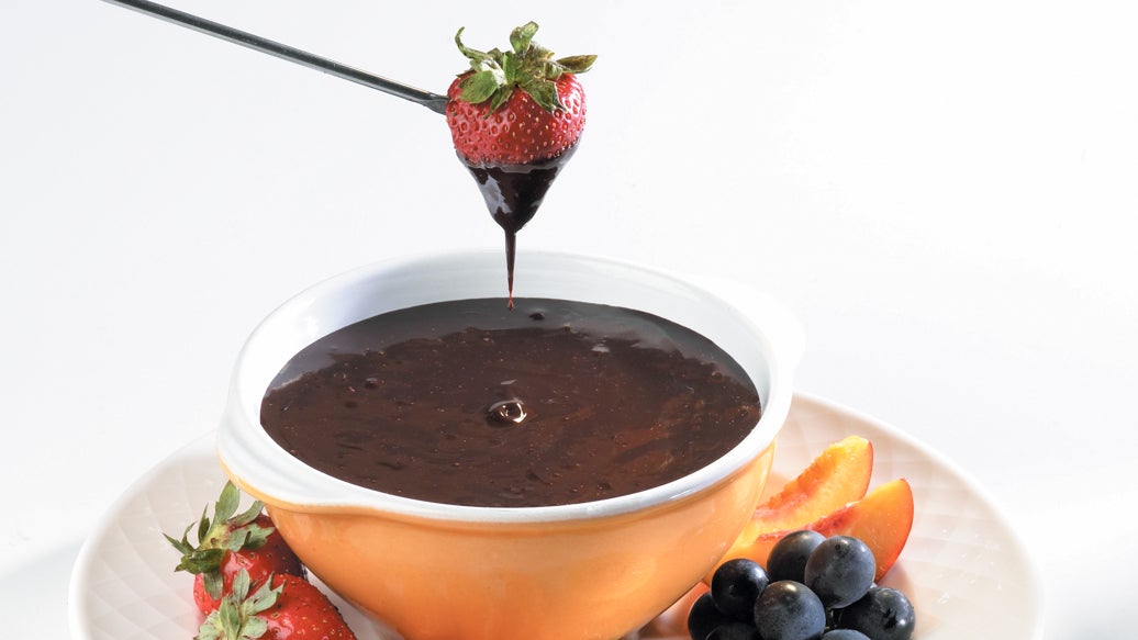 Divine Dark Chocolate Fondue