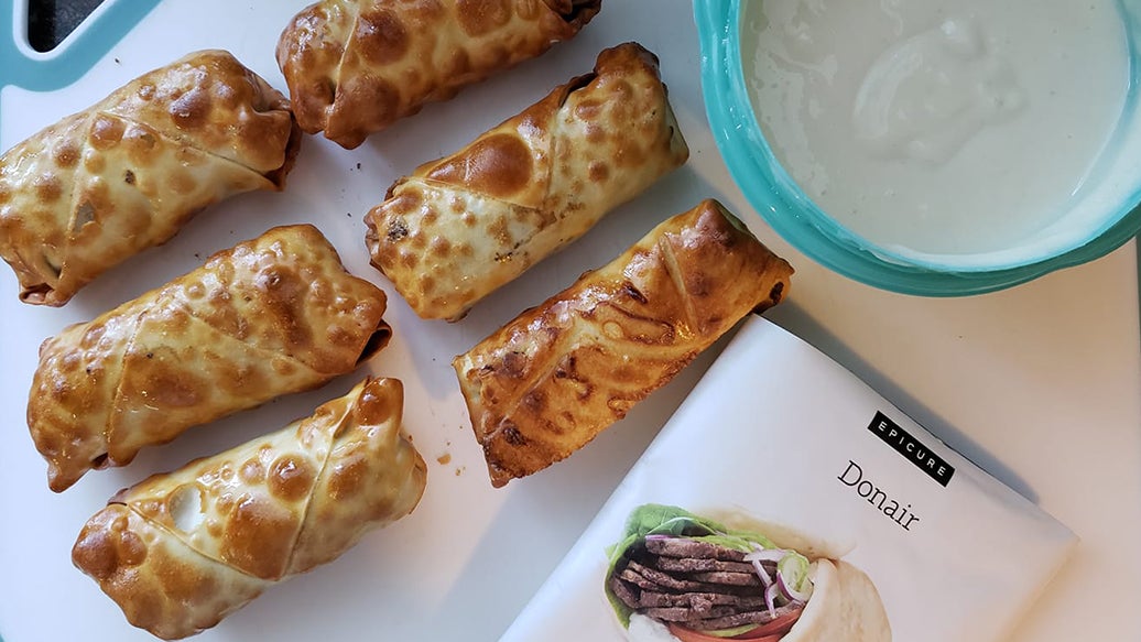 Donair Egg Rolls
