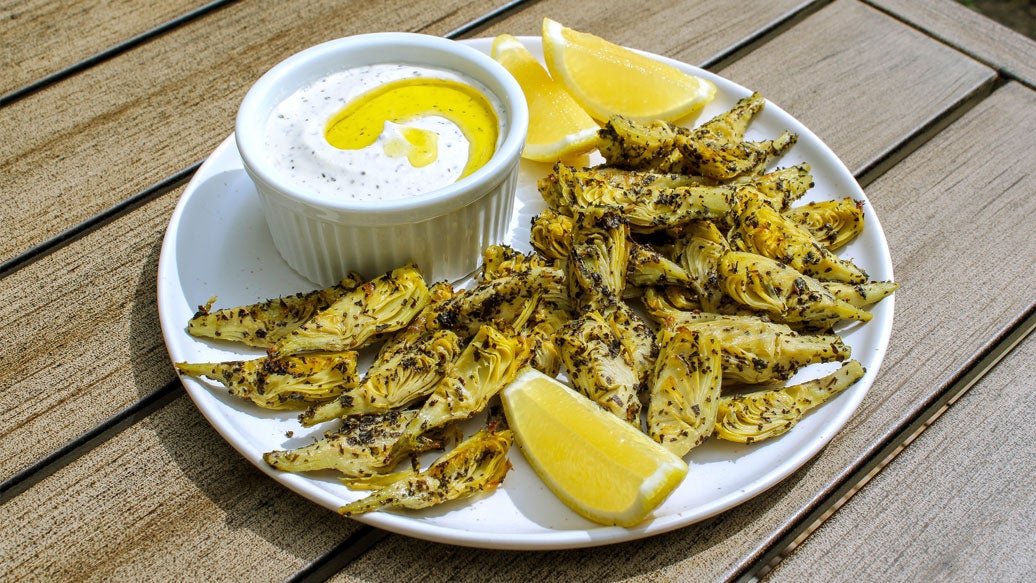 Easy Roasted Artichoke Hearts  