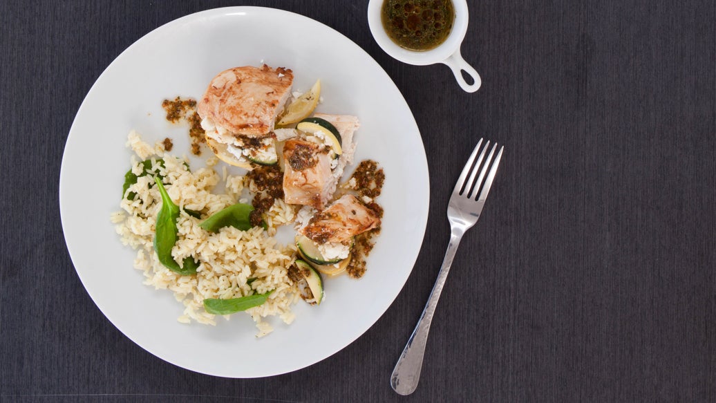 Pesto Stuffed Chicken Breasts