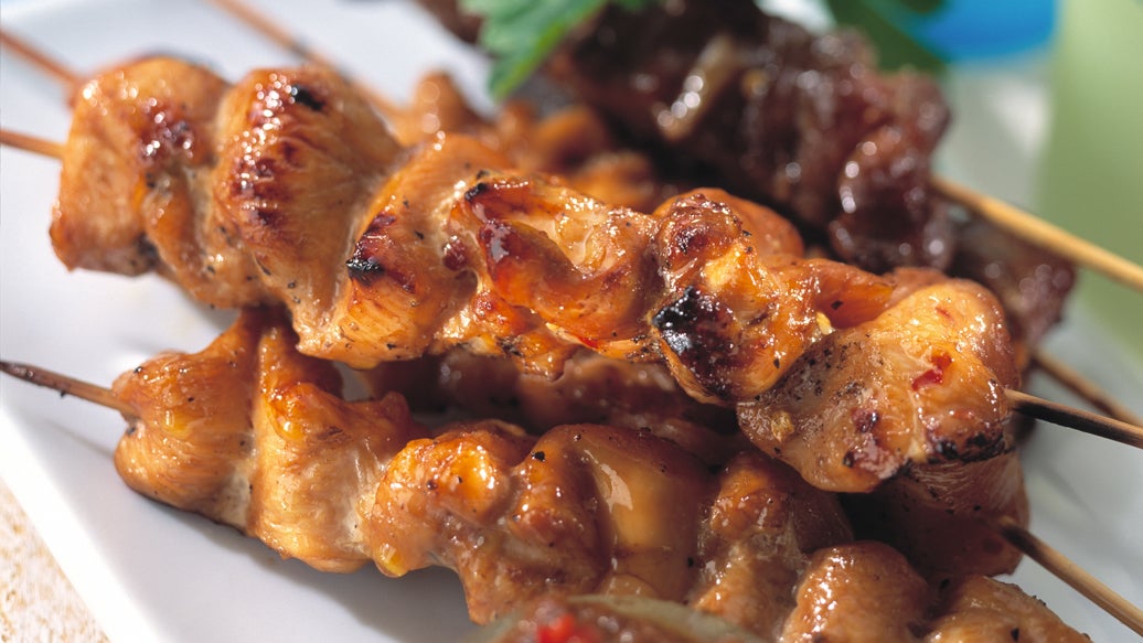 Greek Chicken Kebabs