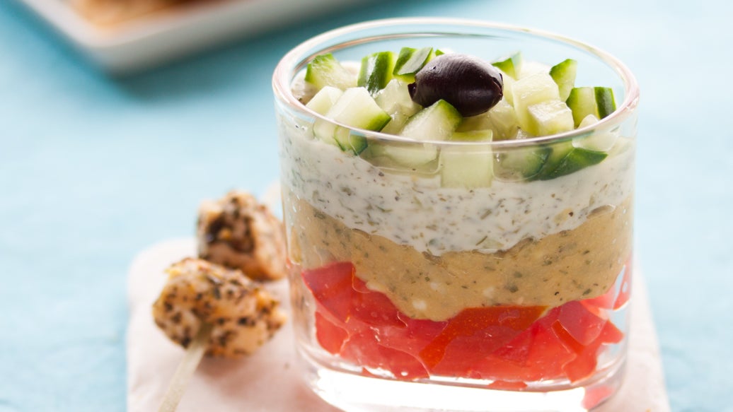 Greek Layer Dips for Verrines