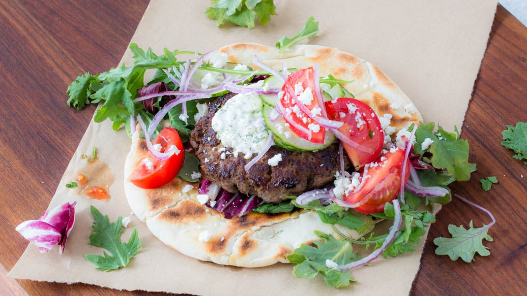Greek-style Burgers