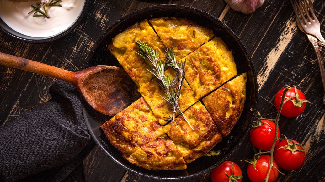 Ham and Swiss Frittata