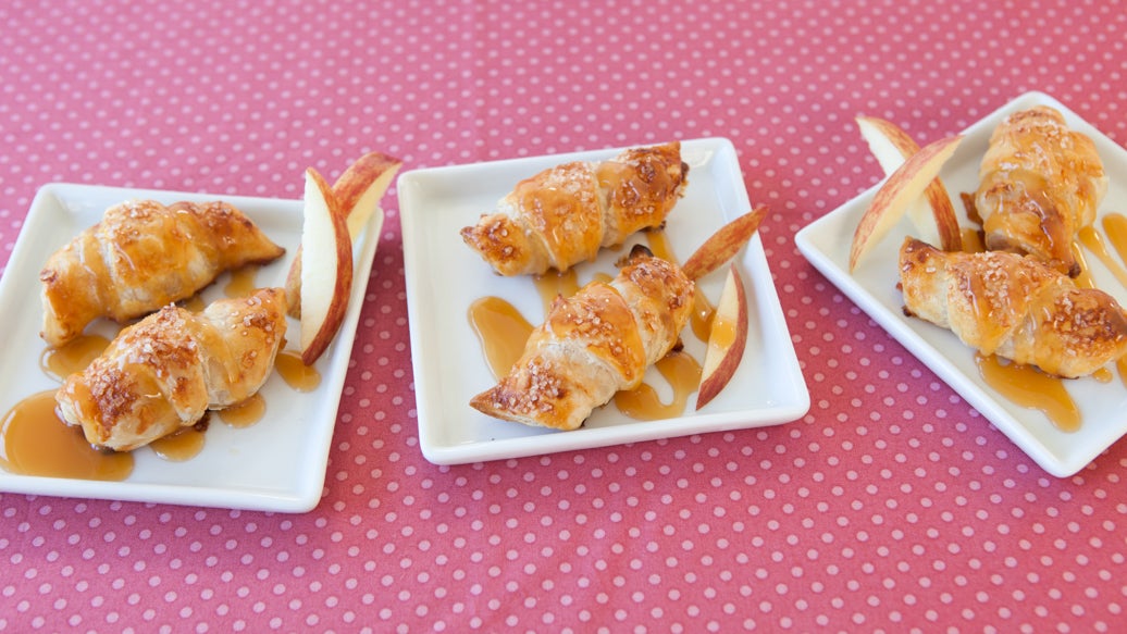 Hot Buttered Rum Apple Strudels