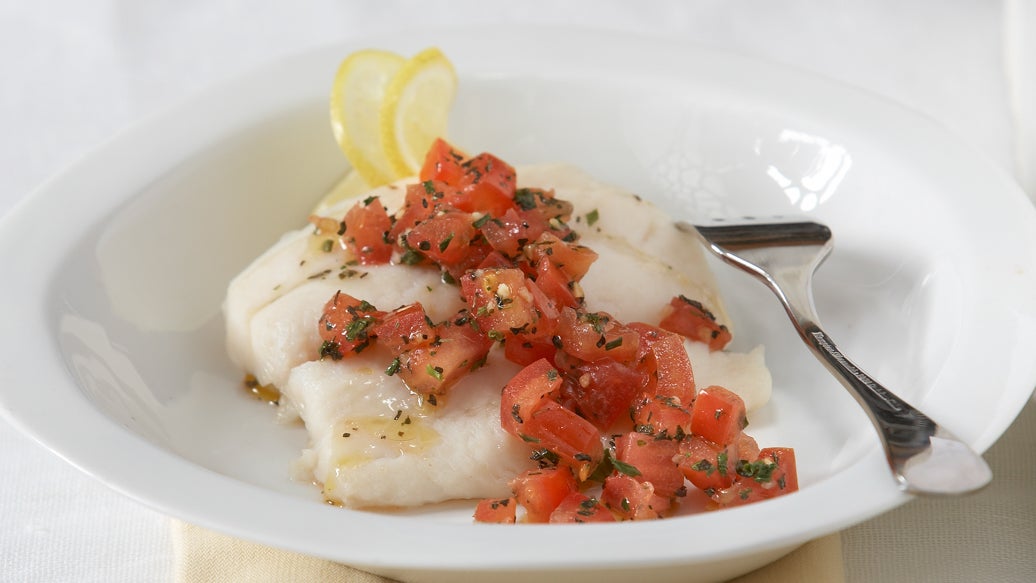 Italian-style Fish Fillets with Pesto