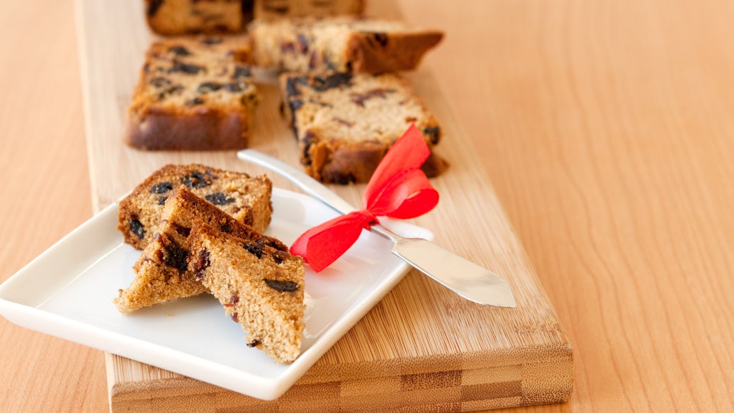 Jamaican Buttered Rum Fruitcake Loaf