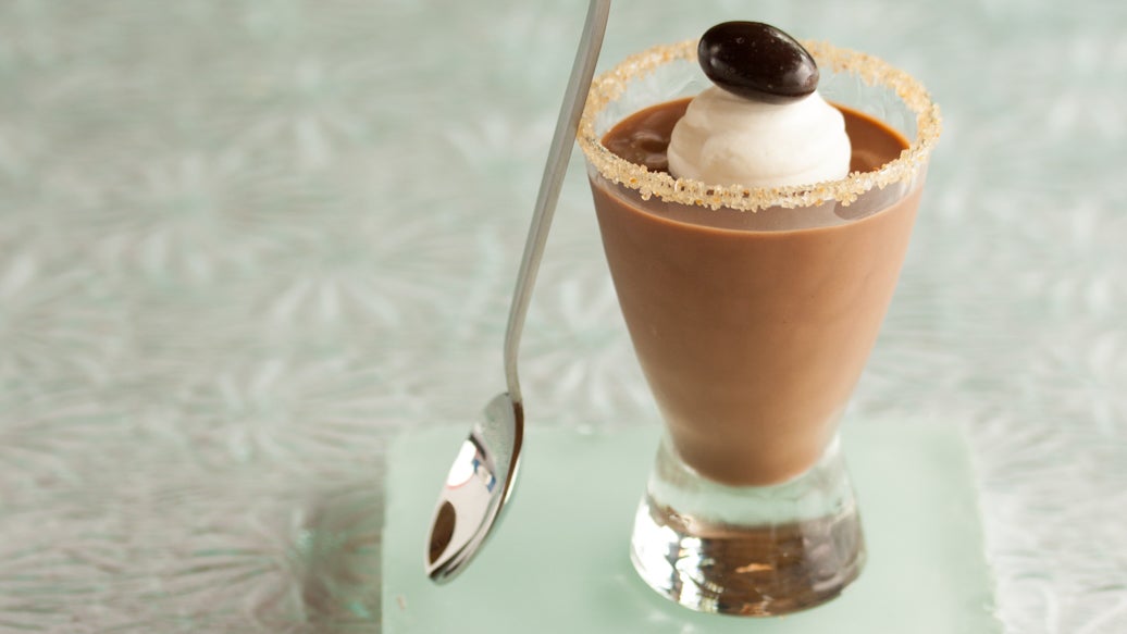 Jellied Cappuccino Creams for Verrines