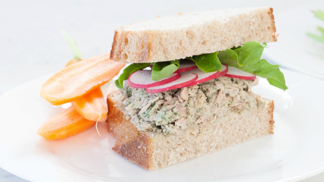 Lemon Dilly Tuna Sandwiches