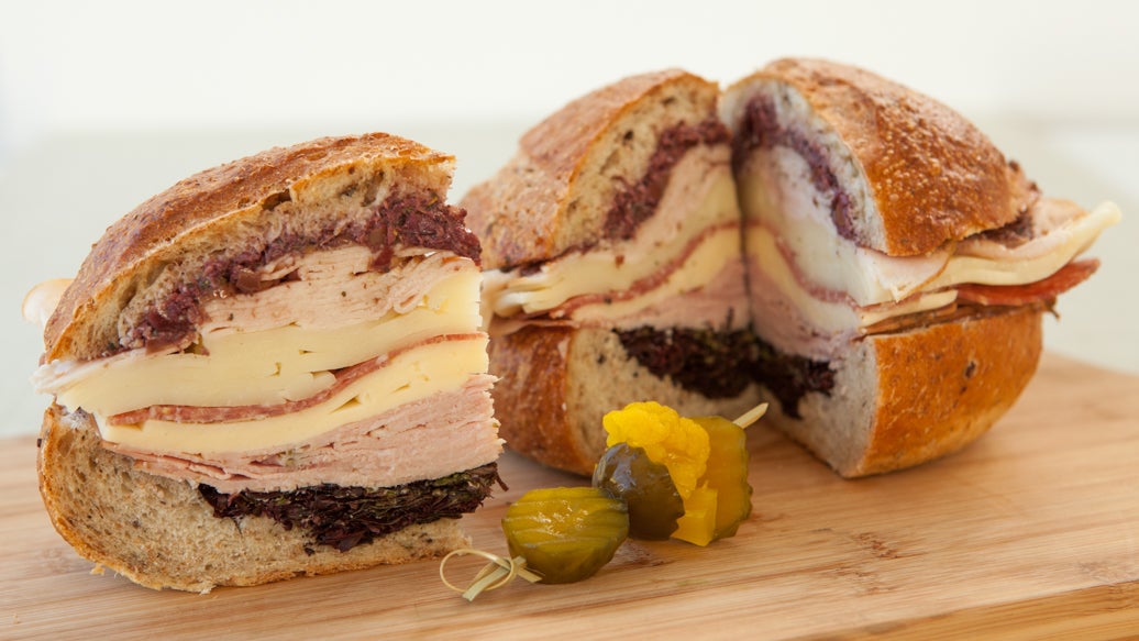 Make-ahead New Orleans Muffuletta