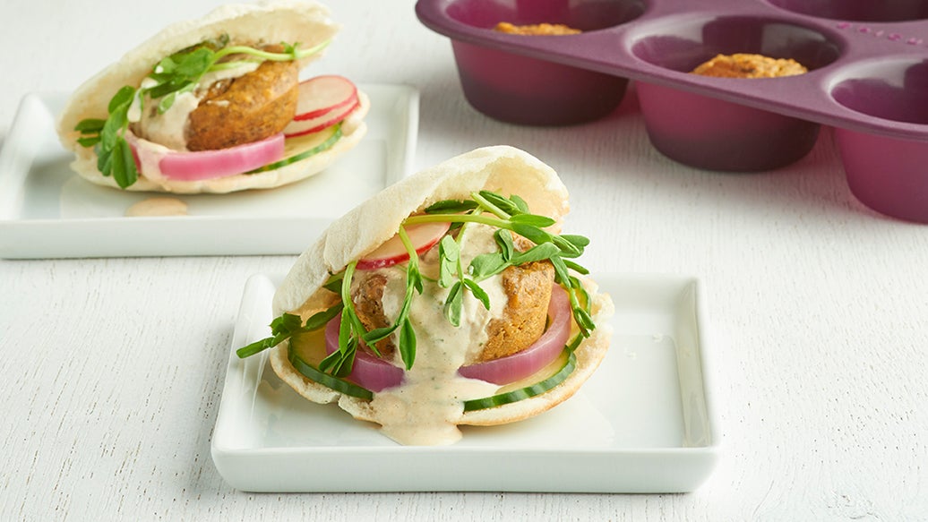 Mini Falafel Pitas