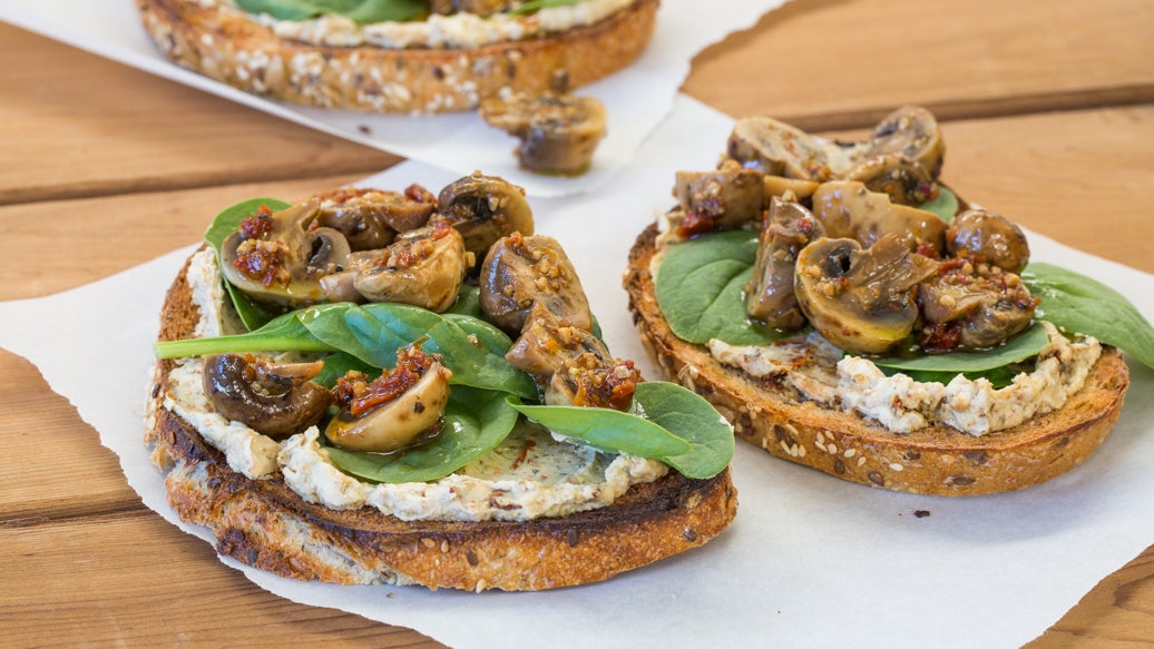 Mushroom & Pepper Tartine 