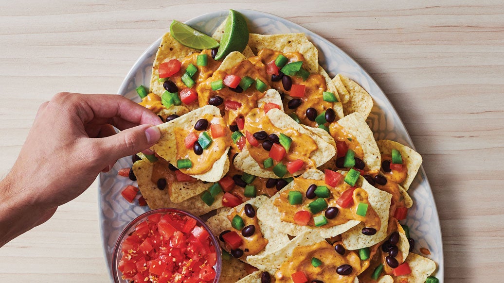 No Bake Queso Nachos
