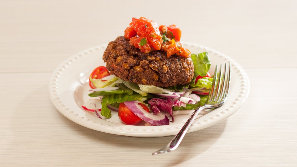 Nutty Lentil Garden Salad