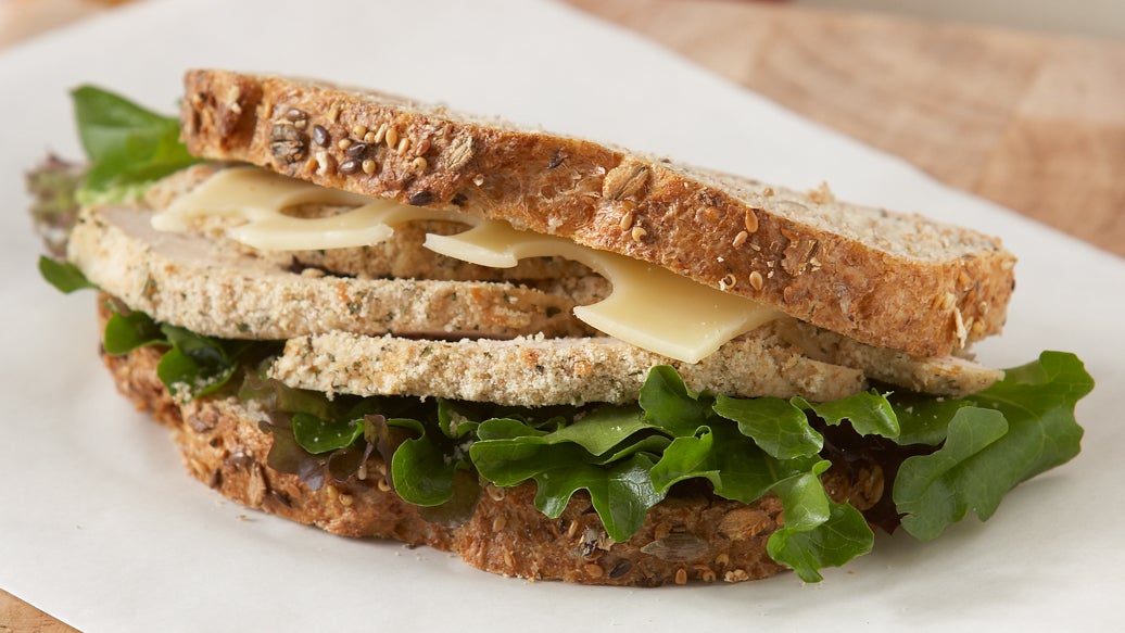 Parmesan and Dijon Mustard Chicken Sandwich