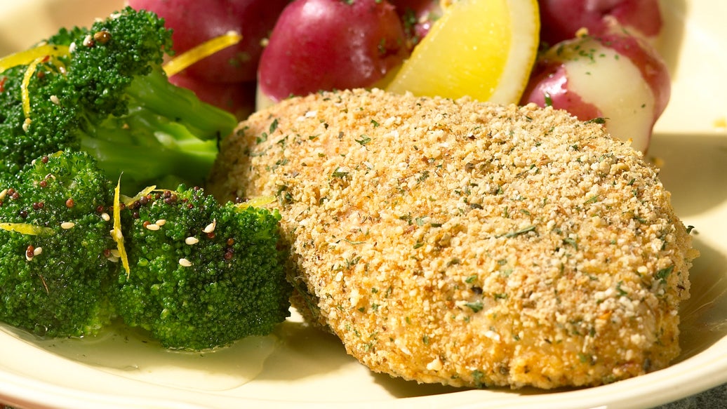 Parmesan and Herb Mustard Chicken