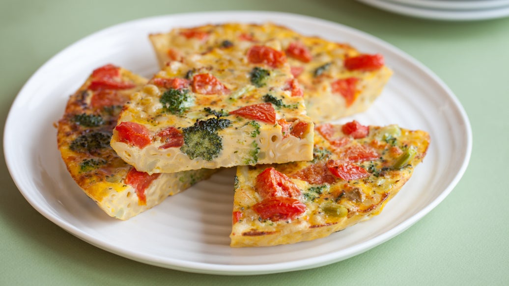 Pasta Primavera Frittata
