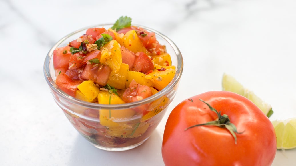Peach and Tomato Salsa
