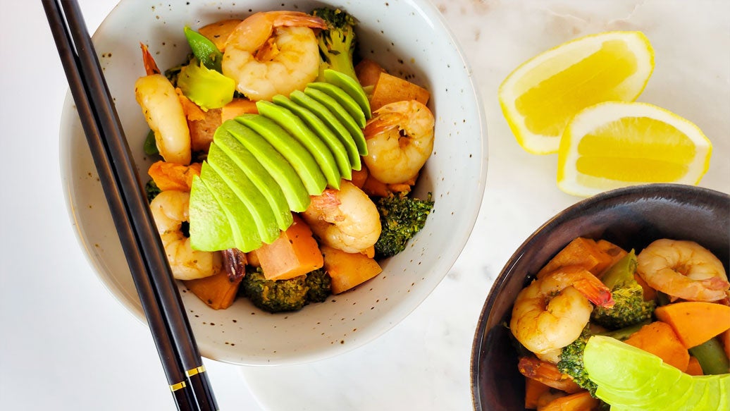 Piri Piri Shrimp Stir Fry