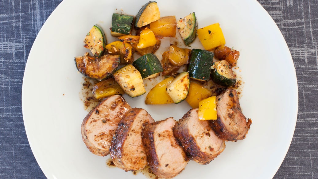 Pork Tenderloin à la Grecque