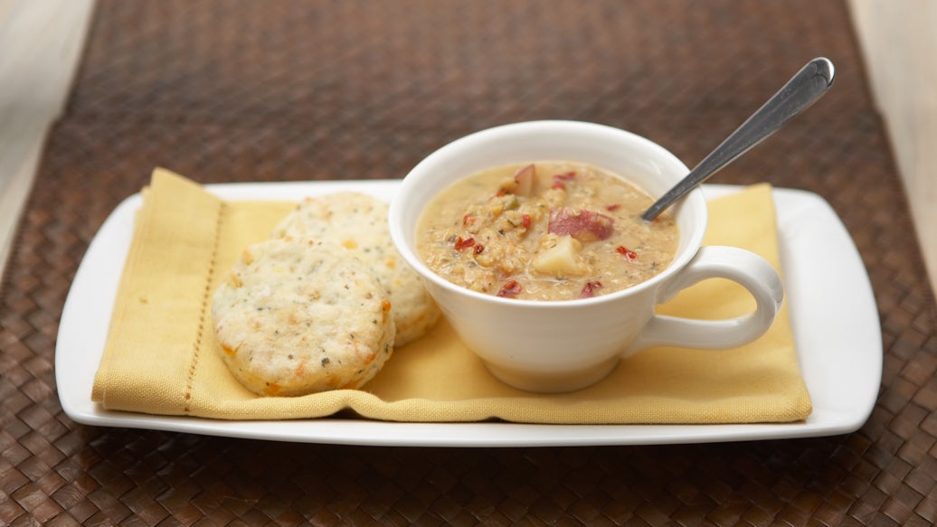 Quick Potato Lentil Soup
