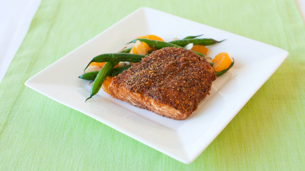 Red Adobo Sauce with White Fish