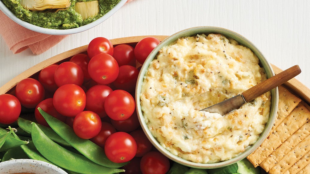 Roasted Garlic & Parmesan Hot Dip